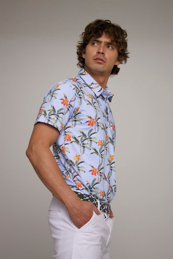 Flor de Lirio Polo - Full Print