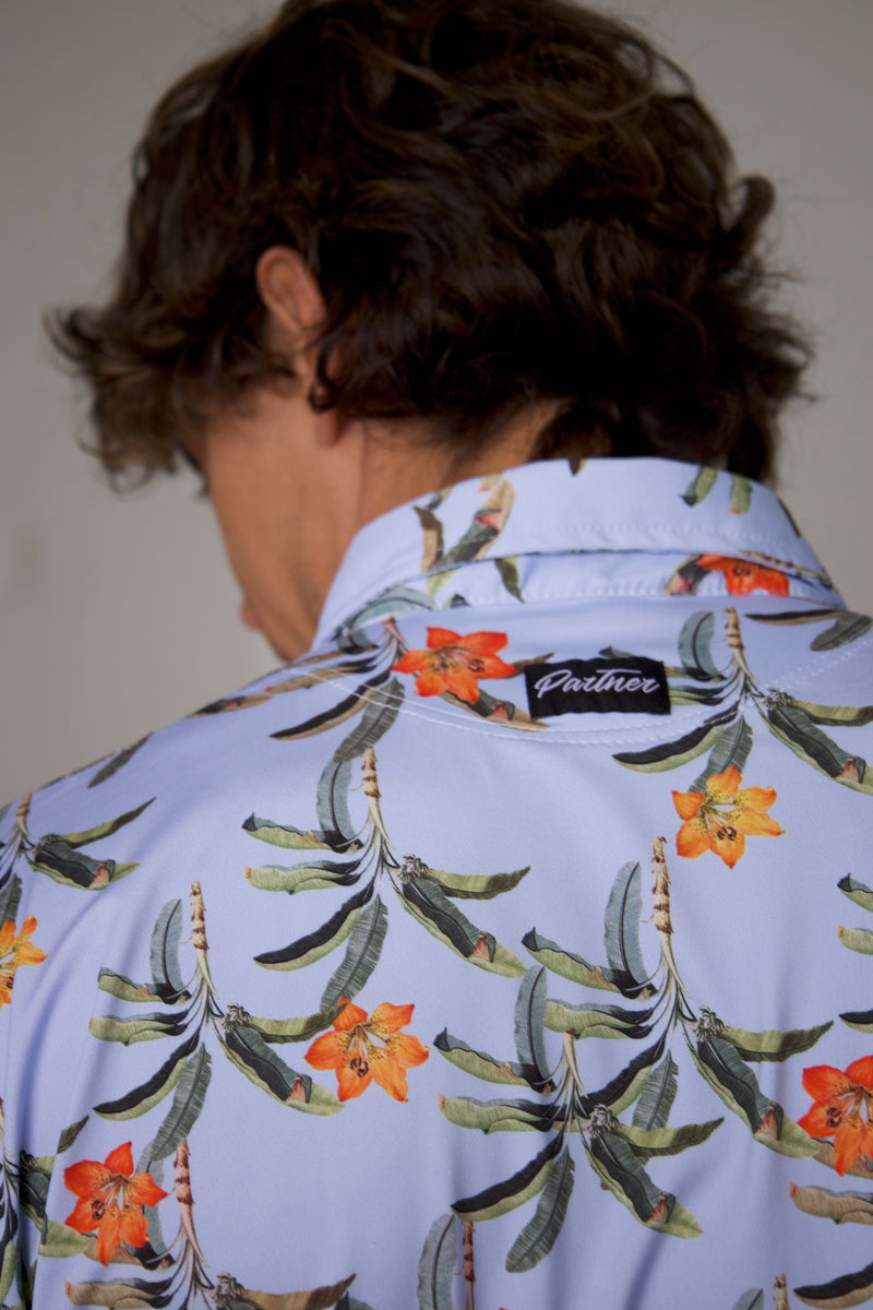 Flor de Lirio Polo - Full Print