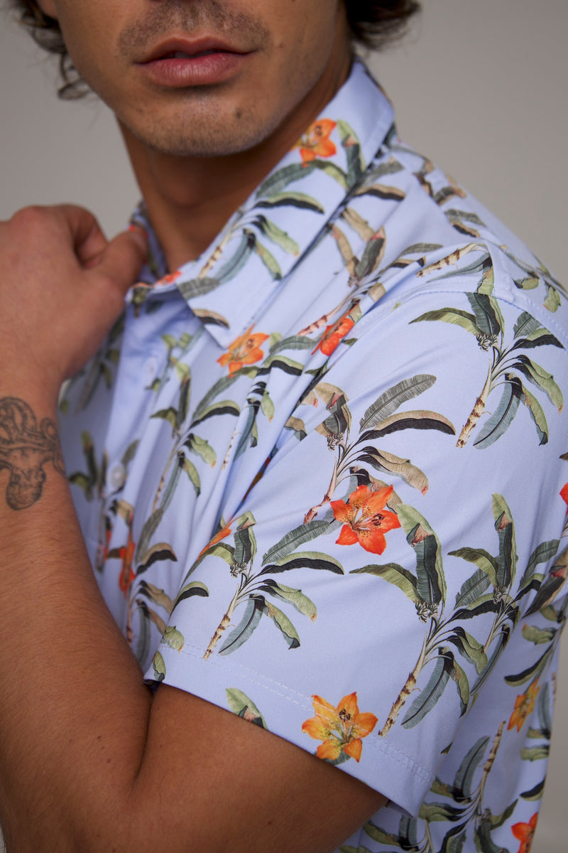 Flor de Lirio Polo - Full Print